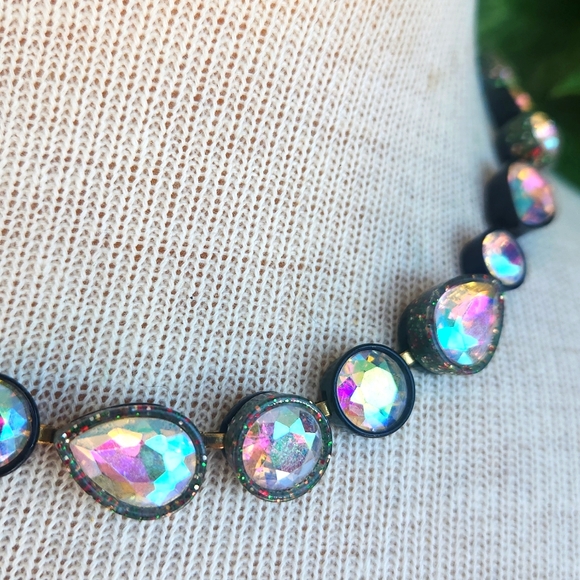 J. Crew Sea Glass Glittery, Infinity Stone Brulee Necklace - Picture 11 of 12